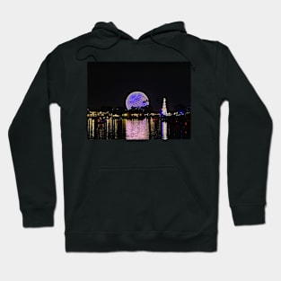 Epcot at night during Christmas Hoodie